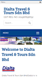 Mobile Screenshot of dialtatravel.com